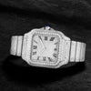 Pass Diamond Tester Hip Hop Iced Out Automatic Jewelry Watch Luxury Stainless Steel Mechanical Buss Down VVS Moissanite Watch