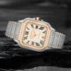 Pass Diamond Tester Hip Hop Iced Out Automatic Jewelry Watch Luxury Stainless Steel Mechanical Buss Down VVS Moissanite Watch