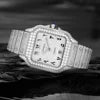 Pass Diamond Tester Hip Hop Iced Out Automatic Jewelry Watch Luxury Stainless Steel Mechanical Buss Down VVS Moissanite Watch