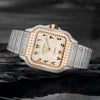 Pass Diamond Tester Hip Hop Iced Out Automatic Jewelry Watch Luxury Stainless Steel Mechanical Buss Down VVS Moissanite Watch