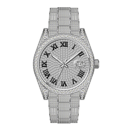 Pass Diamond Tester Hip Hop Iced Out Automatic Jewelry Watch Luxury Stainless Steel Mechanical Buss Down VVS Moissanite Watch